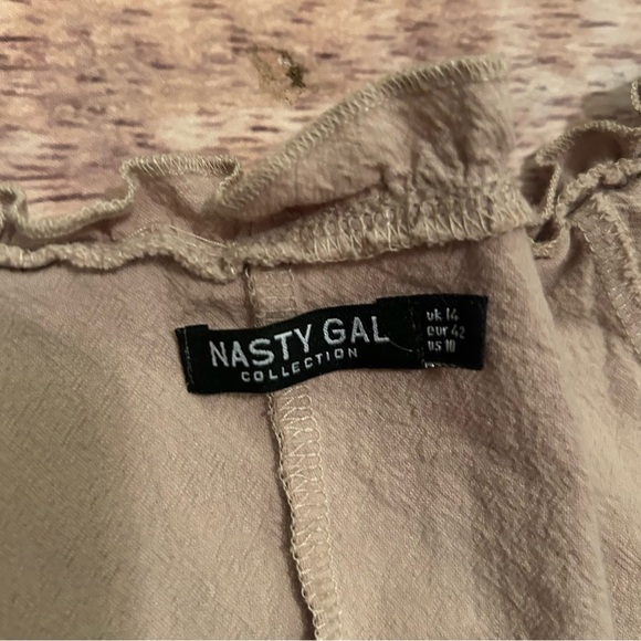 Nasty Gal Collection Tan Dress Size 10 - Picture 8 of 8